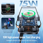 Support Charge Sans Fil 15W Intelligent pour Voiture